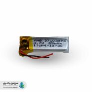 باتری لیتیوم پلیمر 371030 ظرفیت 85 میلی‌آمپر 3.7 ولت برند انرژی
