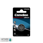 باتری سکه ای لیتیومی ظرفیت 270mAh ولتاژ 3v سایز CR2430 کملیون Camelion