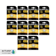 [بسته ۱۰ تایی] باتری سکه ای لیتیومی مدل CR2025 برند Duracell دوراسل