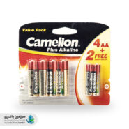 باتری آلکالاین پلاس سایز AAوAAA ولتاژ 1.5 ولت کملیون Camelion (پک 2+4 عددی)