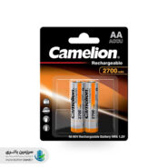 باتری قلمی شارژی نیکل متال هیدرید ولتاژ 1.2 ولت ظرفیت 2700 میلی آمپر کملیون Camelion