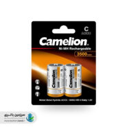 باتری  قابل شارژ نیکل متال هیدرید ACCU مدل NH-C3500BP2 سایز C ولتاژ 1.2 ولت ظرفیت 3500 میلی‌آمپرکملیون Camelion