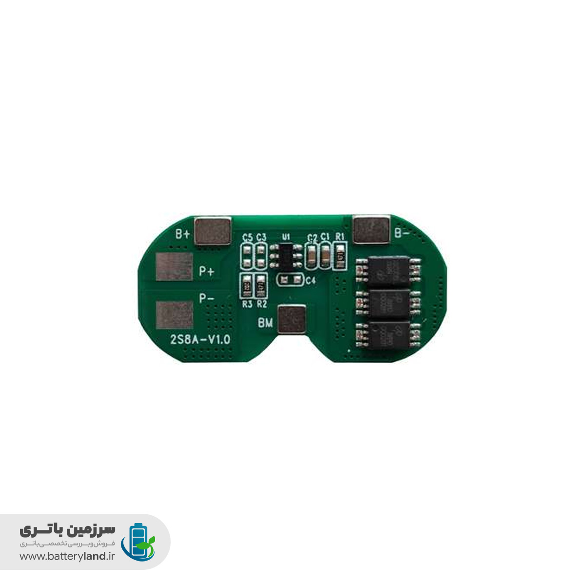 ماژول-کنترل-شارژ-باتری-لیتیومی-۲سل-مدل-2S8A-V10