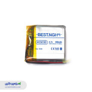 باتری لیتیوم پلیمر 403030 ظرفیت 300 میلی‌آمپر 3.7 ولت بست BEST NGH