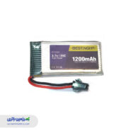 باتری لیتیوم پلیمر پروازی 803055 ظرفیت 1200 میلی‌آمپر 3.7 ولت 25C بست BEST NGH