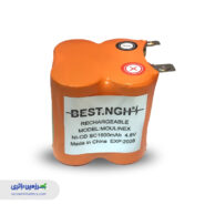 باتری جاروشارژی مولینکس Moulinex 4.8 ولت 1500 میلی آمپر بست BEST NGH