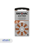 باتری سمعکی ZA312 رایواک Rayovac