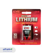 باتری کتابی 9v لیتیومی ۱۲۰۰ میلی‌آمپر ایو EVE